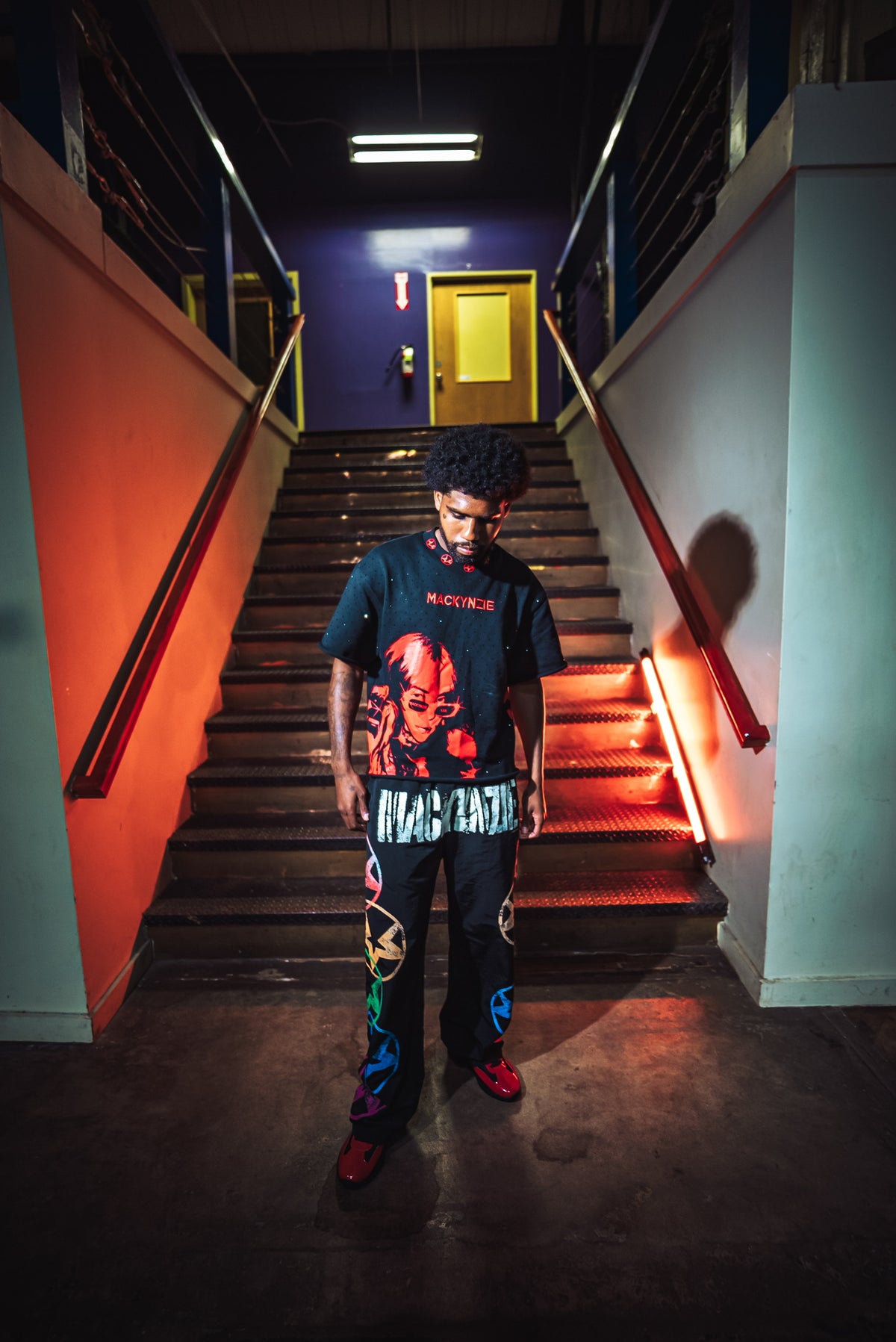 Billie tee red